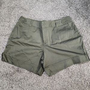 St. John's Bay Stretch Olive Shorts